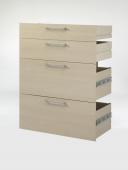 Prima Office Two Drawer Two File Insert 80426
