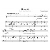 “Grateful” [An anthem of giving thanks] in F –  Baritone (“Grateful, The Songs of John Bucchino” CD key)