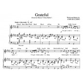 “Grateful” [An anthem of giving thanks] in Db – Baritone or Soprano 
