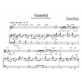 “Grateful” [An anthem of giving thanks] in C – Baritone or Soprano 