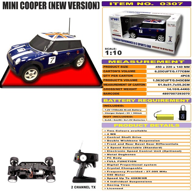 JHC0307 - Mini Cooper [New Version]
