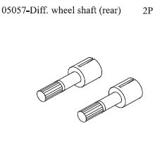 050570 Rear Differential Outdrives