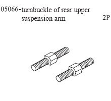 050660 Suspension turnbuckles & Brake Lever For Front Axle