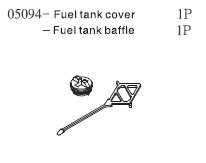 050940 Fuel Tank Cover-Fuel Tank Baffle