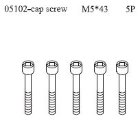 05102 Cap Screw M5*43