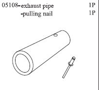 05108 Exhaust Pipe & Pulling Nail