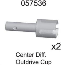 057536 Center Differential Outdrive Cup