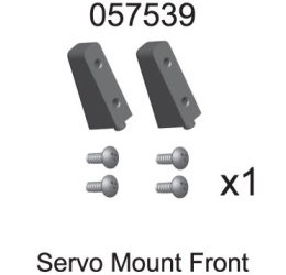 057539 Servo Mount Front
