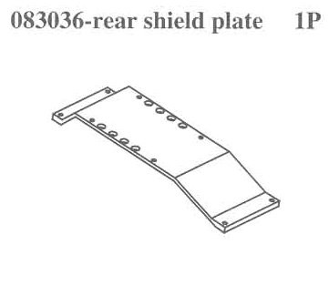 083036 Rear Shield Plate