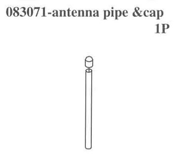 083071 Antenna Pipe / Cap
