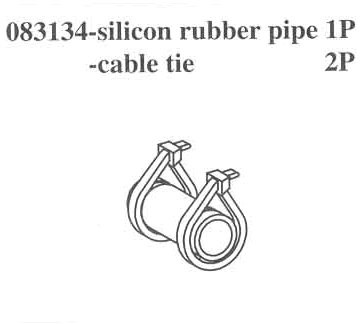 083134 Silicon Rubber Pipe / Nylon Tie