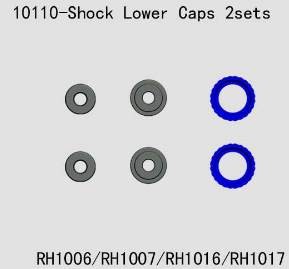 10110 Shock Lower Caps