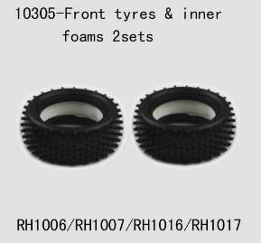 10305 Front Tyres & Inner Foams