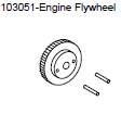 103051 Engine Flywheel