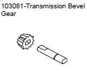 103081 Transmission Bevel Gear