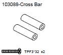 103088 Cross Bar + Philip Screw TPF 3*32 x 2 pcs