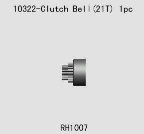 10322 Clutch Bell 21T