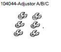 104044 Adjuster A/B/C x 2 of each