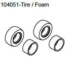 104051 Tire / Foam
