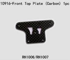 10916 Carbon Front Top Plate