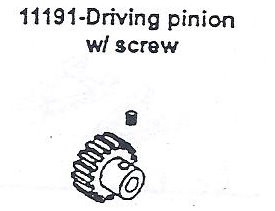 11191 Driving Pinion w/ Screw