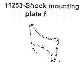 11253 Shocking Muniting Plate Front