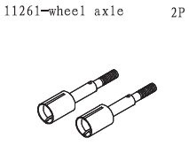 11261 Wheel Axle