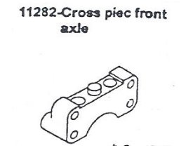11282 Cross Piece Front Axle (Front upper susp. Mount)