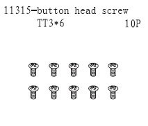 11315 Screw TT3*6 