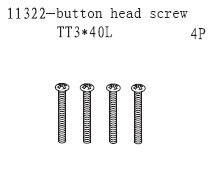 11322 Screw TT3*40