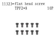 11323 Screw TPF2*8