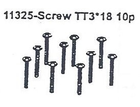 11325 Screw TT3*18 10PCS