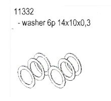 11332 Washer 0.3*10*14