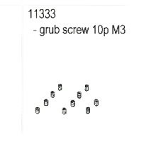 11333 Grub Screw M3