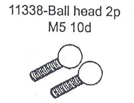 11338  Ball Head M5 2PCS