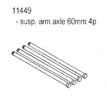 11449 Suspension Arm Axle 60mm (Rear)