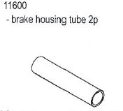 11600 Brake Housing Tube