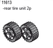 11613 Tires/Rim Buggy Rear