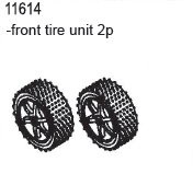 11614 Tires/Rim Buggy Front