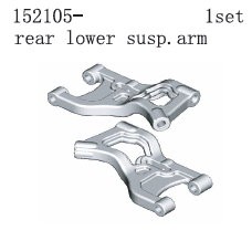 152105 Rear Lower Suspension Arm Set