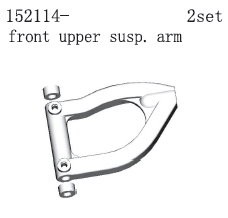 152114 Front Upper Suspension Arm Set