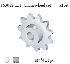 163012 11T Chain Wheel Set