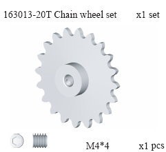 163013 20T Chain Wheel Set