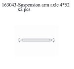 163043 Suspension Arm Axle 4*52.5