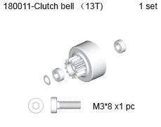 180011 Clutch Bell Set