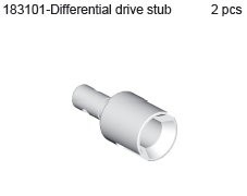 183101 Differential Drive Stub