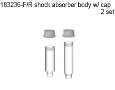 183236 F/R Shock Absorber Body w/ Cap
