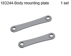 183244 Body Mount Plate Set