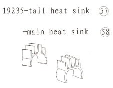 19235 Tail Heat Sink / Main Heat Sink