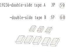 19236 Duble-side tape A/B
